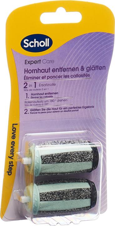 Scholl Expert Care 2-in-1 Pedi Rollen (2 x)