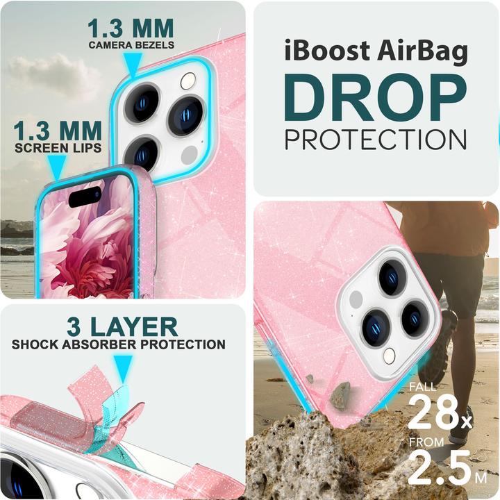 Produktbild Nalia Glitzer Hülle (Apple iPhone 15 Pro)