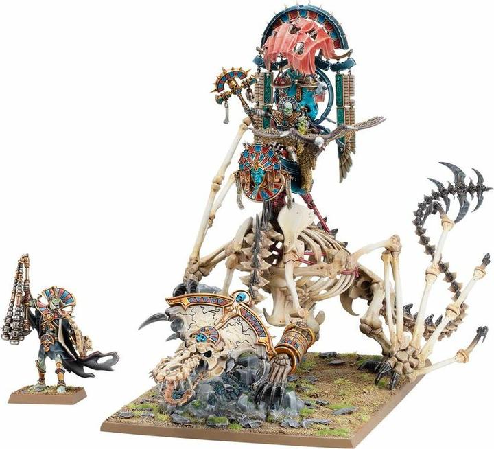 Actual product image Games Workshop Warhammer The Old World - TKoK King on Necrolith Bone Dragon (Plastic)