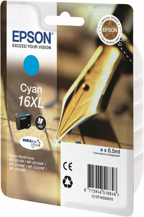 Actual product image Epson 16XL DuraBrite Ultra (C)