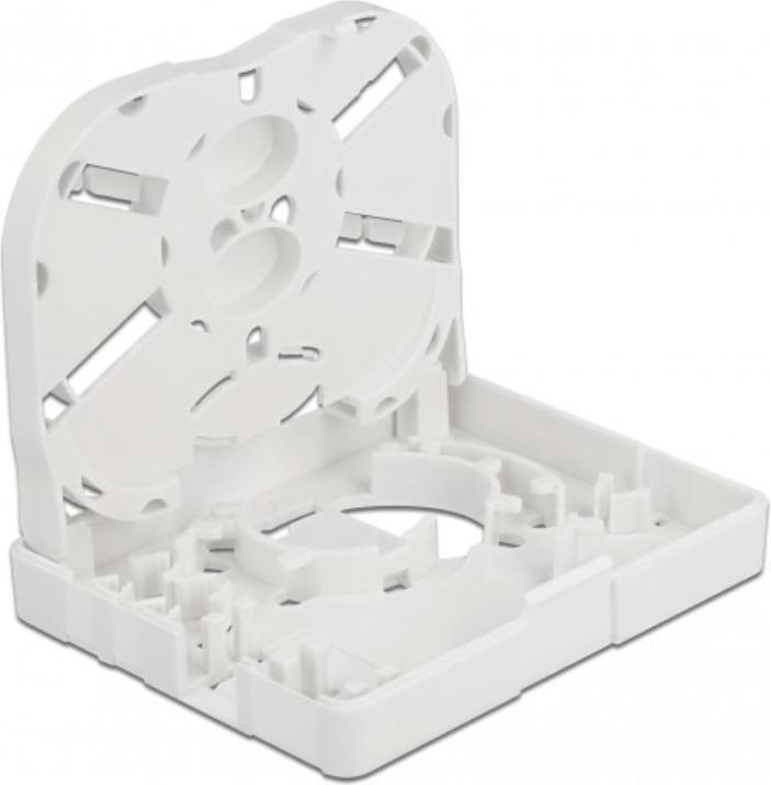 Image du produit Delock Prise de raccordement fibre optique pour montage mural pour 2 x SC Simplex ou LC Duplex blanc (Boîte de jonction)