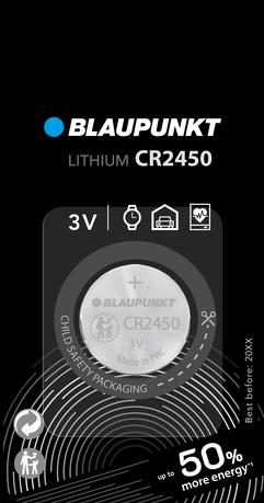 Produktbild Blaupunkt 1x CR2450 (1 Stk., CR2450)