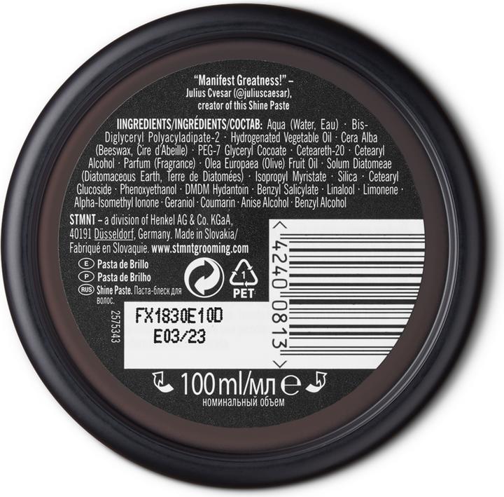 Produktbild STMNT Grooming Goods Shine Paste (Haargel, 100 ml)