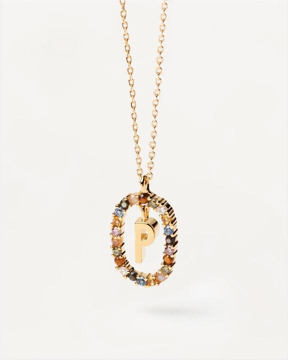 Actual product image Pd Paola New Letters P Necklace (Silver 925, 50 cm)