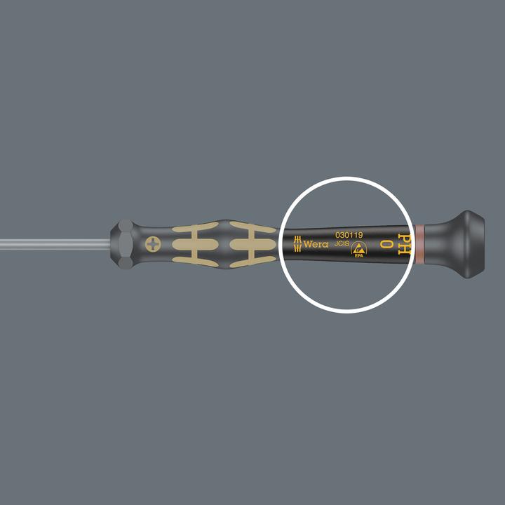 Actual product image Wera 1567 ESD Micro TX 2 x 40 mm (hexagon)