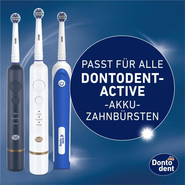 Produktbild dm Dontodent Aufsteckbürsten Active Clean (4 x)
