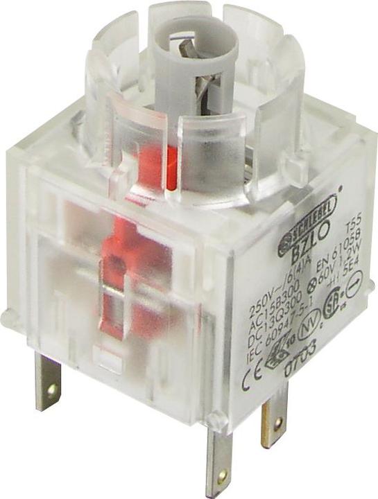 Actual product image Schlegel BZLO AU Illuminated pushbutton contact 1Ö