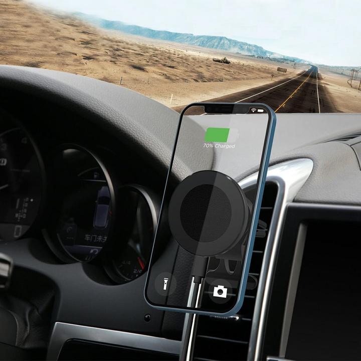 Actual product image eSTUFF Magnetic Wireless Car Charger