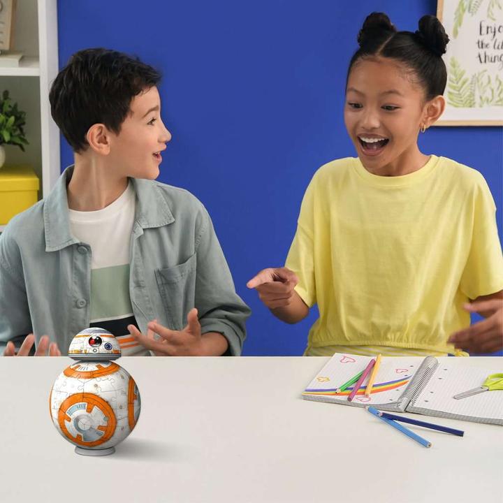 Image du produit Ravensburger Puzzle 3D 11578 - Star Wars BB8 - Druide astromécano des épisodes VII, VIII et IX comme (99 pièces)