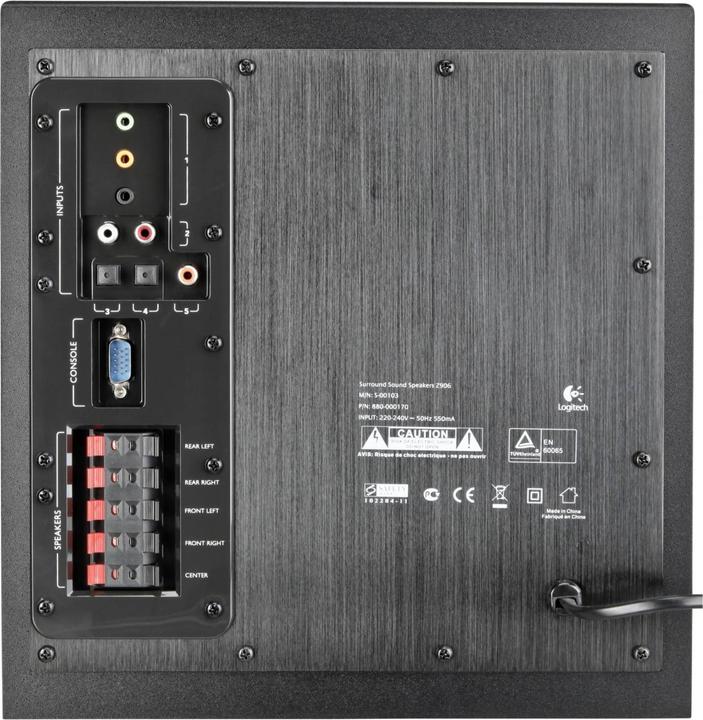 Actual product image Logitech Z906