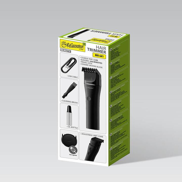 Actual product image Maestro Trymer do włosów USB MR-641