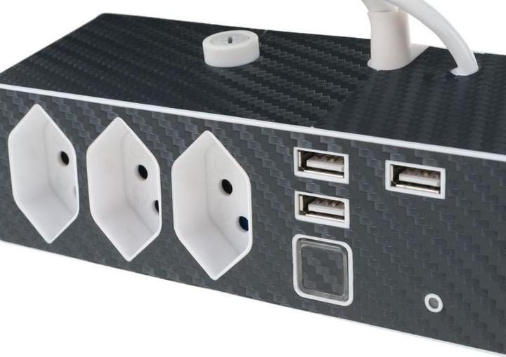 Actual product image Steffen Steba Desk Control Agent (5 x, Type 13, USB-A, 2 m)