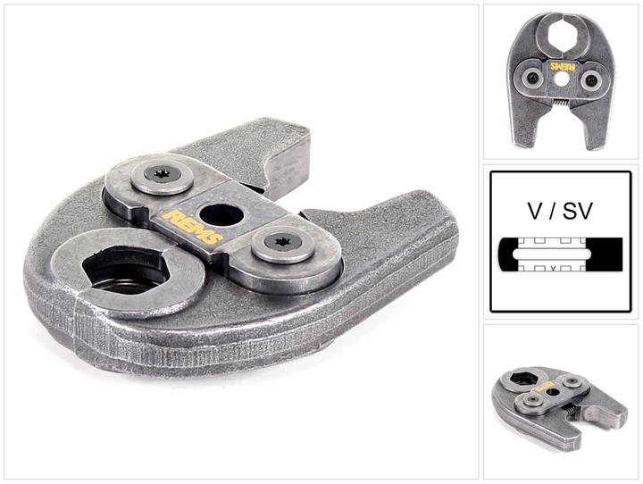 Actual product image Rems Presstang Mini V 22 - t/Nirosan, Viega, Frabo m.m. (115 mm)