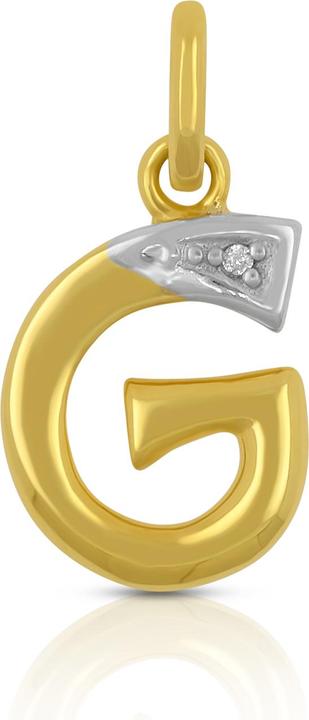 Produktbild Muau Buchstabe (750, Weissgold, 18 K Gelbgold)