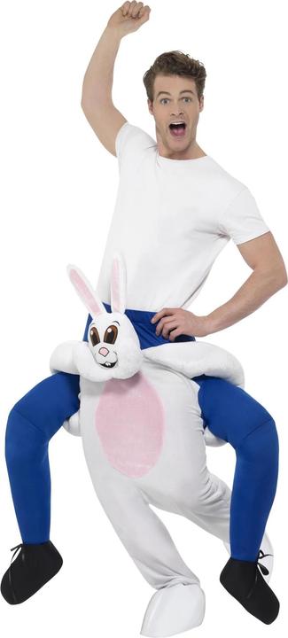 Actual product image Smiffys Unisex Adult Rabbit Piggy Back Costume (One size)