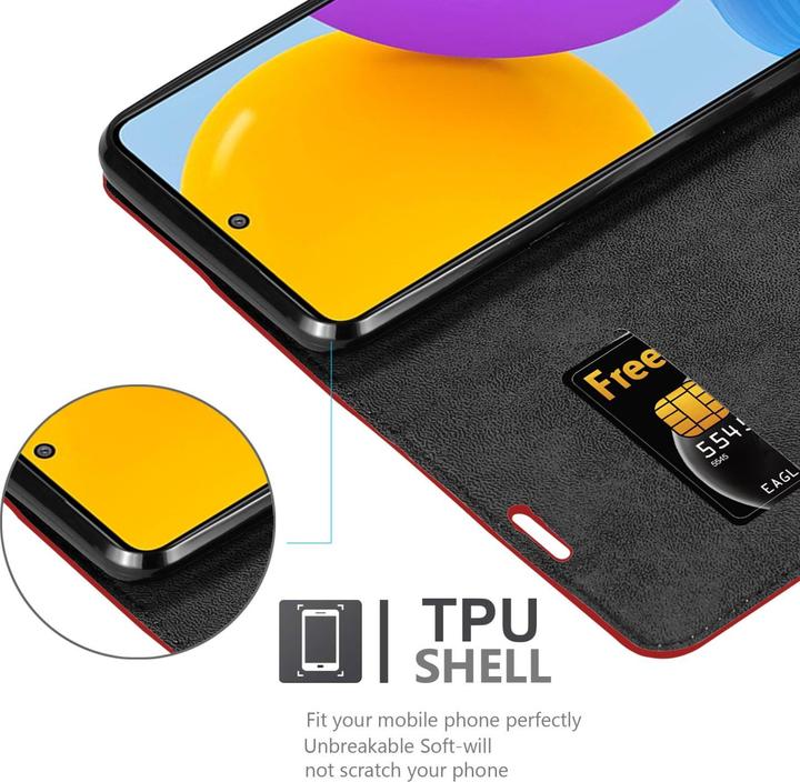 Actual product image Cadorabo Book Invis. Magnet sleeve (Samsung Galaxy M52 5G)