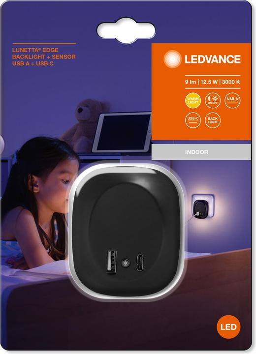 Actual product image Ledvance Lunetta Edge USB A&C