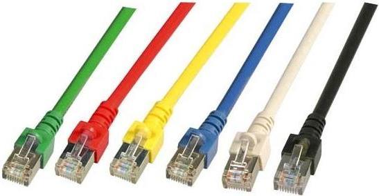 Actual product image EFB Elektronik Patch cord SF/UTP, overmolded (S/FTP, CAT5e, 10 m)