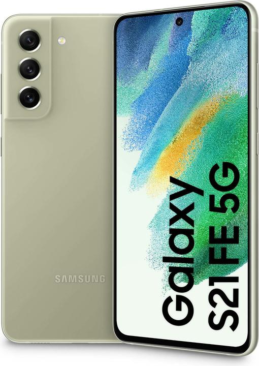 Actual product image Samsung Galaxy S21 FE 5G (128 GB, Olive, 6.40", Dual SIM, 12 Mpx, 5G)