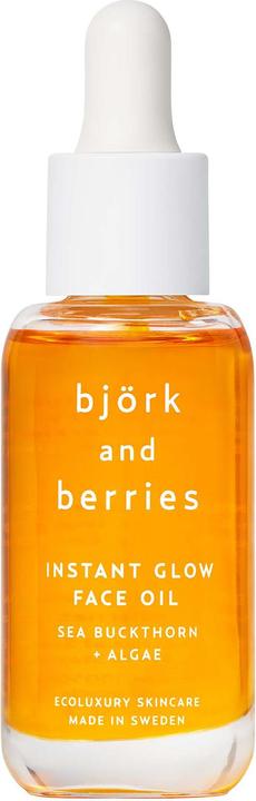 Björk & Berries Instant Glow Face Oil Sea Buckthorn + Algae (30 ml)