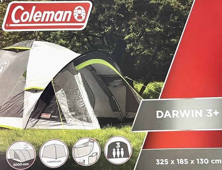 Produktbild Coleman Darwin 3+ (Kuppelzelt, 4.90 kg, 3 Personen)