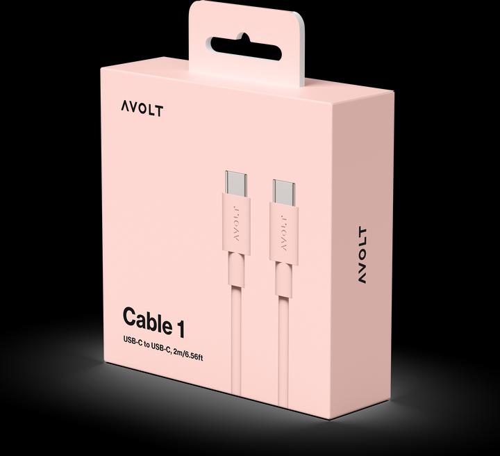 Actual product image Avolt USB C – USB C (2 m, USB 2.0)