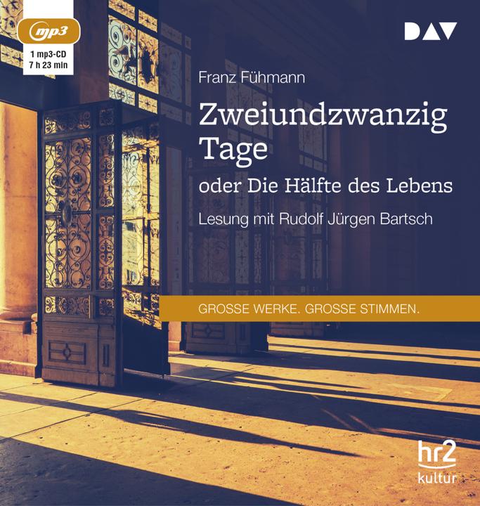 Image du produit Fühmann:Vingt-deux jours.CD MP3 (Franz Fühmann)