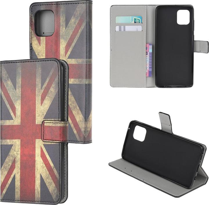 Actual product image Cover-Discount Galaxy Note 10 Lite - Leather Case UK Flag (Samsung Galaxy Note 10 Lite)