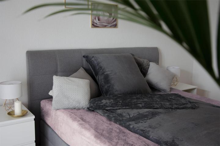 Actual product image Aspero Flannel fitted sheet PERPIGNAN (90-100 x 200 cm)