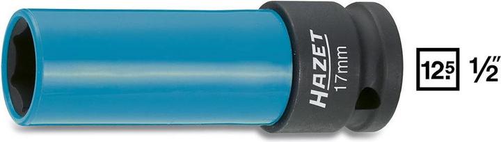 Immagine prodotto HAZET Inserto chiave a bussola per avvitatori ad impulso ∙ Ad esagono 903SLG-17 ∙ Attacco quadro, c… (17 mm)