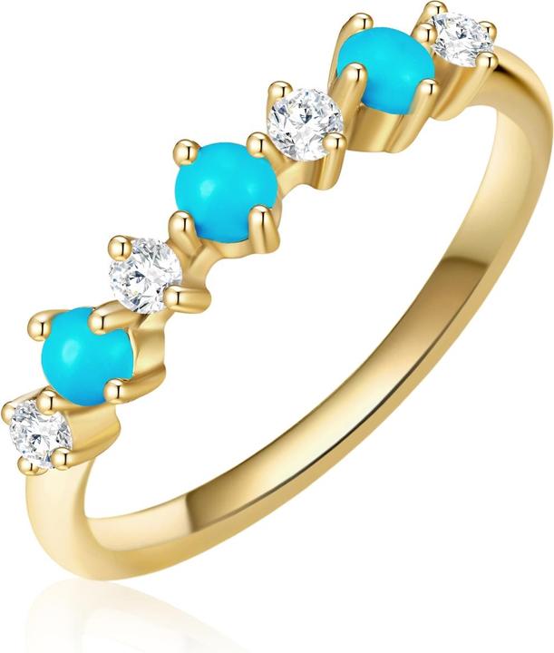 Glanzstücke München Damen Sterling Silber Zirkonia gelbgold - 31498