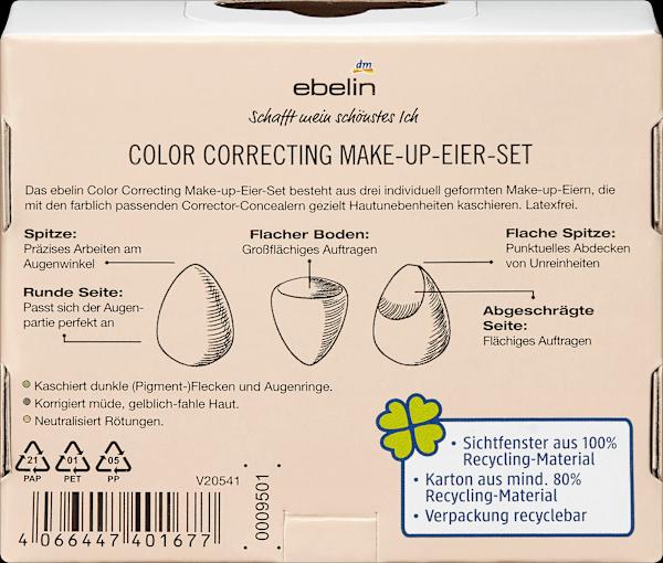 Actual product image dm ebelin Make-up-Eier-Set