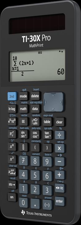 Produktbild TI 30X Pro MathPrint (Solarzellen, Batterien)