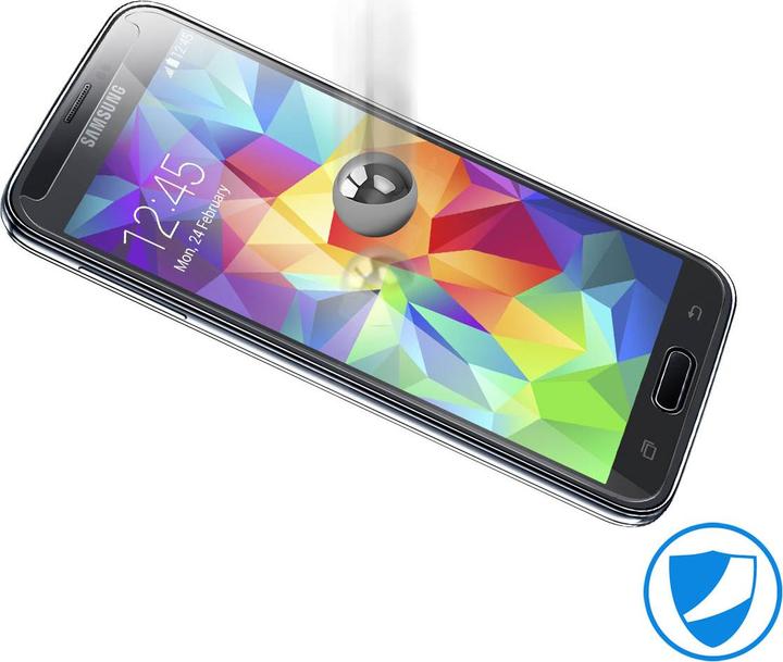 Actual product image Avizar Crystal clear film, glass screen protector (1 Piece, Samsung Galaxy S5 Neo)