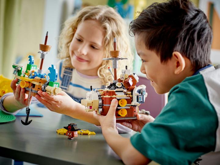 Image du produit LEGO 71427 Super Mario Larry et les galères aériennes de Morton - Kit d'extension (71427, LEGO Super Mario)