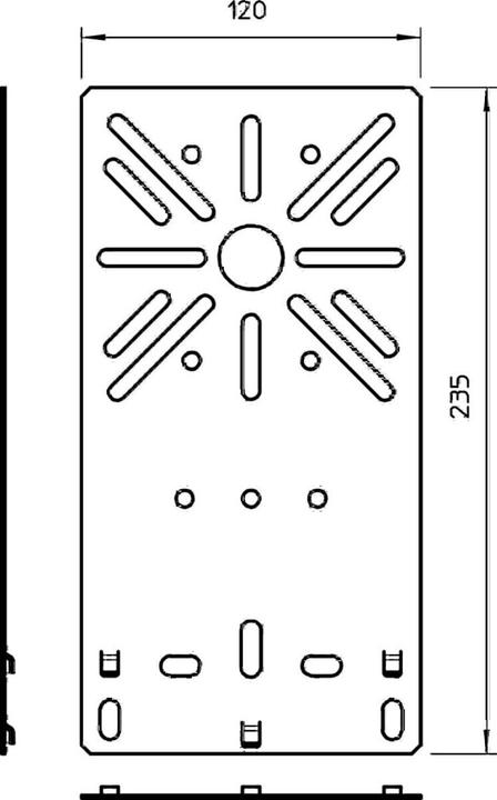 Actual product image OBO Bettermann Mounting plate