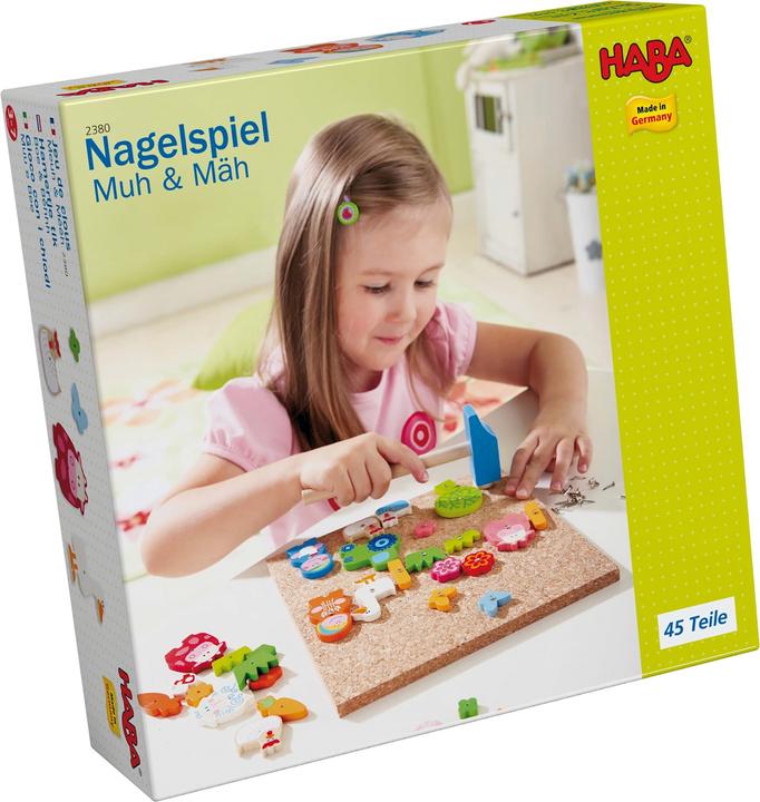 Produktbild Haba Nagelspiel Muh & Mäh