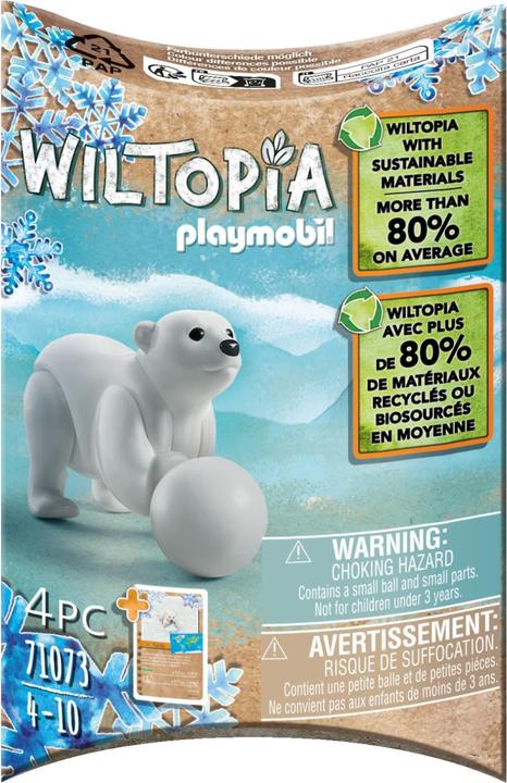 Image du produit Playmobil 71073 Wiltopia - Jeune ours polaire (71073, Playmobil Wiltopia)