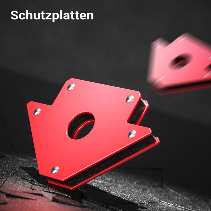 Produktbild Wiltec Schweissmagnet 11kg Schweisswinkel 120x80x15mm Magnetwinkel Schweisszubehör