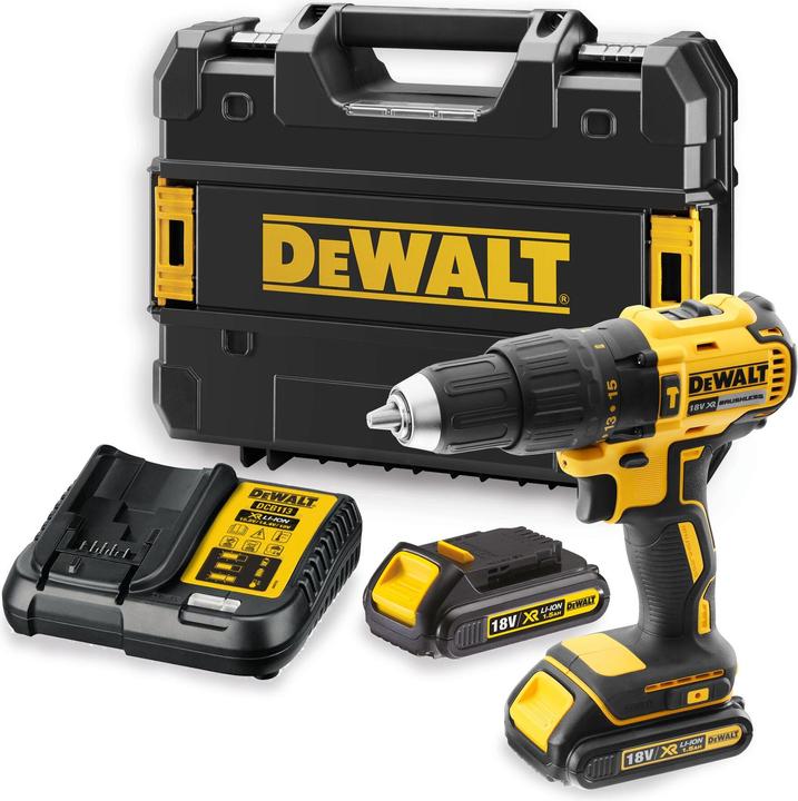DeWalt Perceuse à percussion 18VAh (Fonctionnement sur batterie)