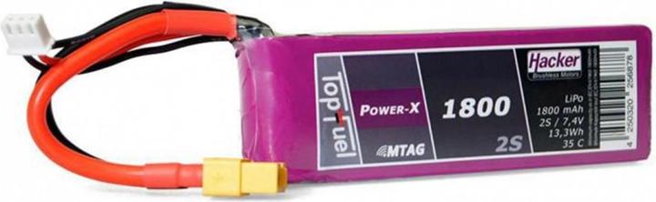 Actual product image Hacker LiPo Pack TF Power-X 1800mAh 2S MTAG (7.40 V, 1800 mAh)
