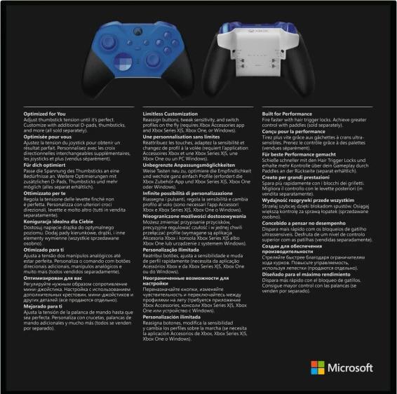 Actual product image Microsoft Xbox Elite Wireless Controller Series 2 - Core Edition - Without Accessories (PC, Xbox Series X, Xbox One X, Xbox One S, Xbox Series S)