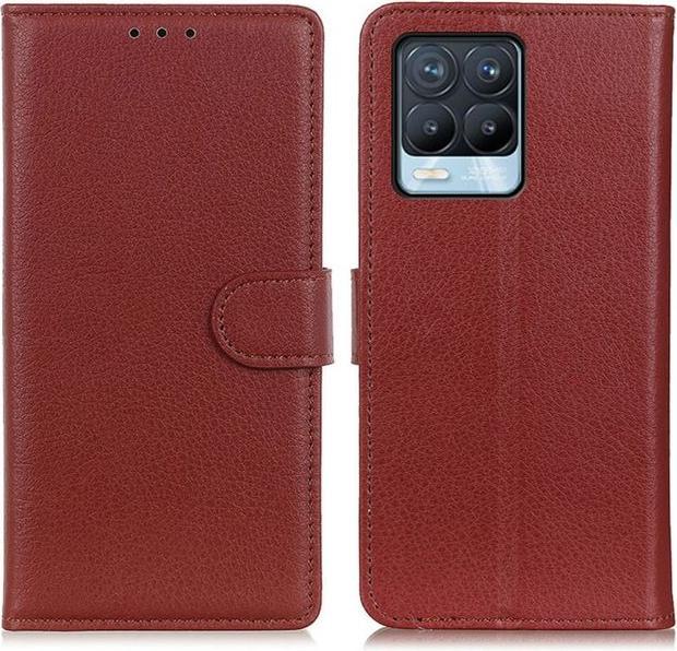 Produktbild MU Classic Litchi Leder Bookcover Series (Realme 8 Pro, realme 8)