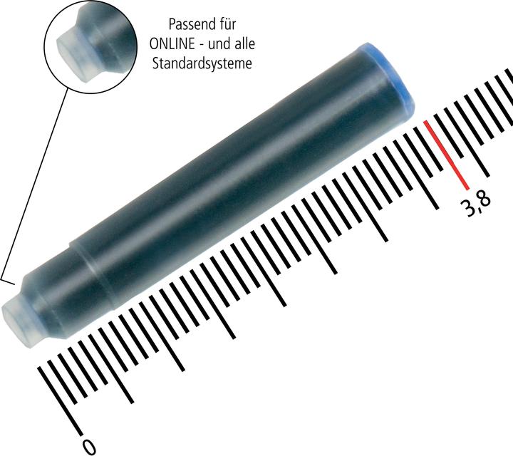 Produktbild Online Tintenpatronen Standard (Tintenfass, Blau)