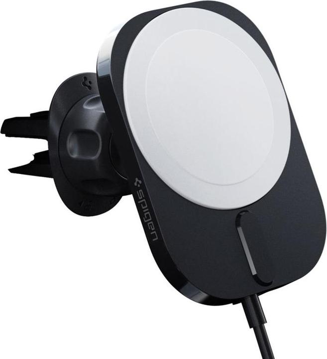 Produktbild Spigen Autohalterung mit Ladegerät ITM12W Onetap Pro 3 Magnetic Magsafe Vent Car Mount Wireless Charger b (15 W)