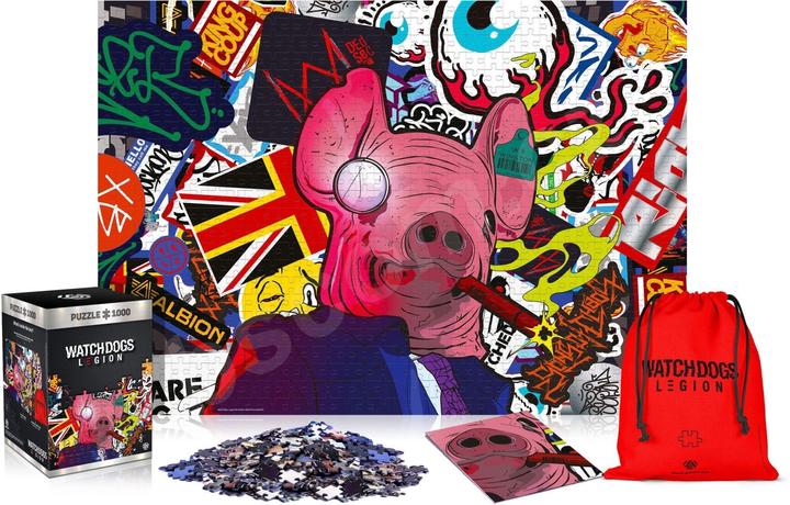 Produktbild THQ WATCH DOGS LEGION: PIG MASK PUZZLES 1000 pcs (1000 Teile)