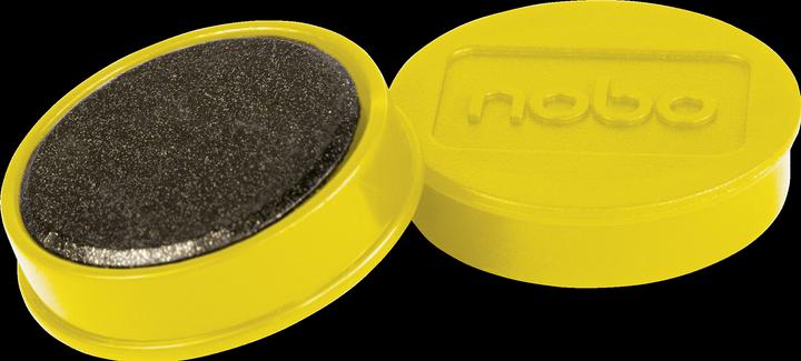 Actual product image Nobo Magnet round 32mm 1915302 yellow 10 pieces (10 x)