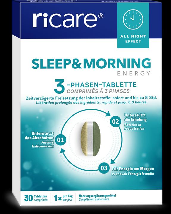 Produktbild ricare Sleep & Morning Energy (30 Stück, Tabletten)
