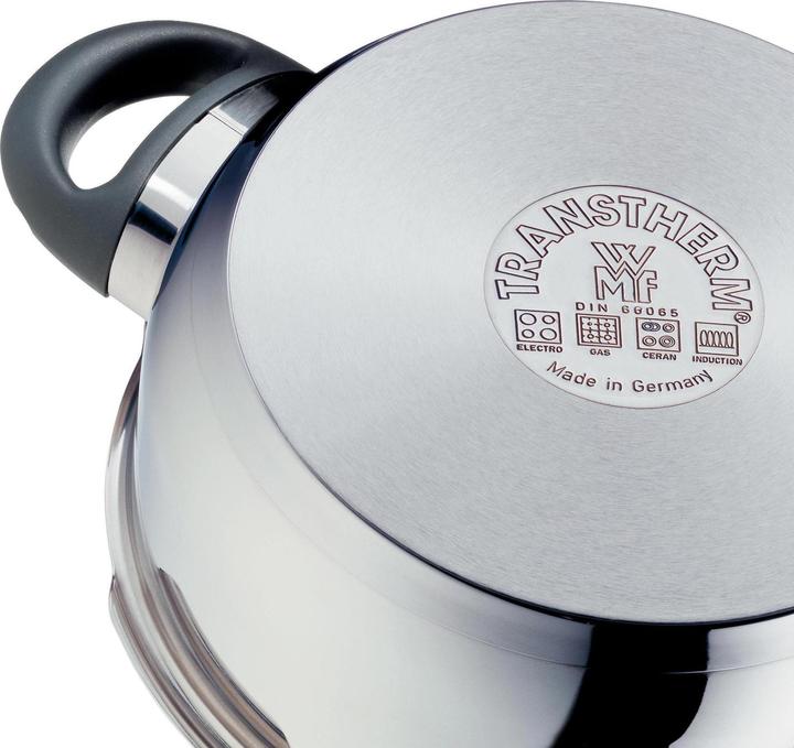 Produktbild WMF Schnellkochtopf 8,5l inkl. Einsatz Dampfkochtopf Perfect Plus Induktion (22 cm, Dampfkochtopf)