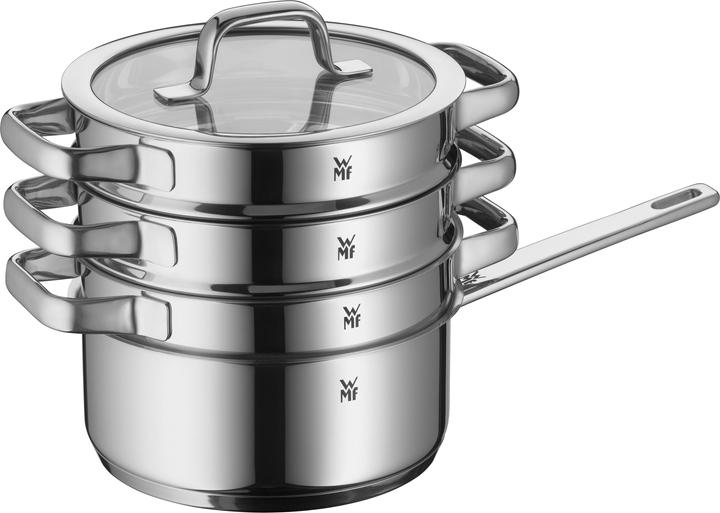 Actual product image WMF Compact Cuisine Saucepan 20 cm with lid (20 cm, Saucepan, Stainless steel)